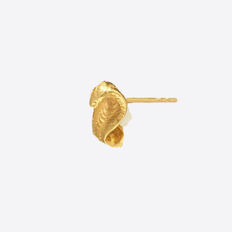 Silver Wadjet Cobra Earrings