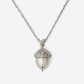 The Oak Tree Large Silver Acorn Necklace