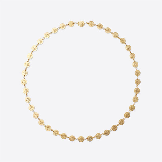 Tree Coin Gold Vermeil Necklace