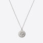 silver Tree Coin Necklace