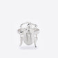Silver Scarab Ring