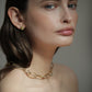 Golden Wadjet Cobra Snake Earrings