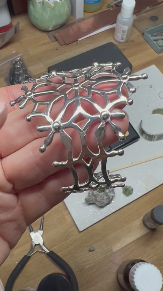 Diamond Snowflake Cuff