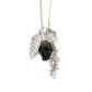 Curled Autumn Leaf Charm Small Gold Vermeil