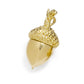 The Oak Tree Large Brass Acorn Charm