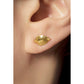 Silver Leaf Stud Earrings