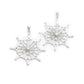 Crystal Snowflake Earrings