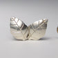 Silver Leaf Stud Earrings