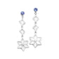 Floating Snowflake Earrings