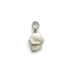 White Skull Charm from Recycled Bone